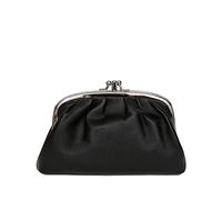 Hexagona - Porte-Monnaie - pour Femme - Collection Coconuts - Noir - Cuir d’Agneau