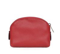 Hexagona - Porte-Monnaie - pour Femme - Collection Confort - Rouge foncé - en Cuir