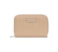 Hexagona - Portefeuille 1 volet Stop RFID - Compatible Cartes de crédit, CNI et permis de Conduire - pour Femme - Collection Nila - Taupe