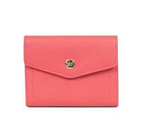 Hexagona - Portefeuille 1 volet Stop RFID - Compatible Cartes de crédit, CNI et permis de Conduire - pour Femme - Collection Luna - Corail