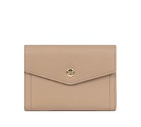 Hexagona - Portefeuille 1 volet Stop RFID - Compatible Cartes de crédit, CNI et permis de Conduire - pour Femme - Collection Luna - Désert
