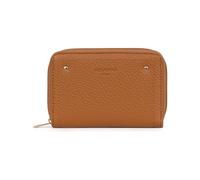 Hexagona - Portefeuille 1 volet Stop RFID - Compatible Cartes de crédit, CNI et permis de Conduire - pour Femme - Collection Zora - Caramel