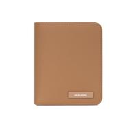 Hexagona - Portefeuille 1 volet Stop RFID - Matière éco-responsable - Compatible cartes de crédit, CNI et permis de conduire - Pour Femme - Collection Joyce - Tan