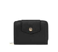 Hexagona - Portefeuille 2 Volets Stop RFID - Compatible Cartes de crédit, CNI et permis de Conduire - pour Femme - Collection Luna - Noir