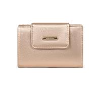 Hexagona - Portefeuille 2 Volets Stop RFID - Compatible Cartes de crédit, CNI et permis de Conduire - pour Femme - Collection Moly - Doré