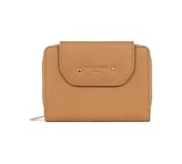 Hexagona - Portefeuille 2 Volets Stop RFID - Compatible Cartes de crédit, CNI et permis de Conduire - pour Femme - Collection Taima - Havane