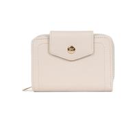 Hexagona - Portefeuille 2 Volets Stop RFID - Compatible Cartes de crédit, CNI et permis de Conduire - pour Femme - Collection Luna - Ivoire