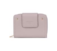 Hexagona - Portefeuille 2 Volets Stop RFID - Compatible Cartes de crédit, CNI et permis de Conduire - pour Femme - Collection Zora - Parme