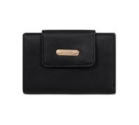 Hexagona - Portefeuille 2 Volets Stop RFID - Compatible Cartes de crédit, CNI et permis de Conduire - pour Femme - Collection Moly - Noir