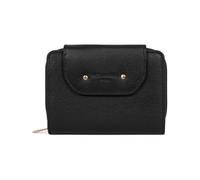 Hexagona - Portefeuille 2 Volets Stop RFID - Compatible Cartes de crédit, CNI et permis de Conduire - pour Femme - Collection Taima - Noir