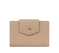 Hexagona - Portefeuille 2 Volets Stop RFID - Compatible Cartes de crédit, CNI et permis de Conduire - pour Femme - Collection Luna - Désert