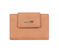 Hexagona - Portefeuille 2 Volets Stop RFID - Compatible Cartes de crédit, CNI et permis de Conduire - pour Femme - Collection Moly - Pêche