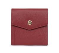 Hexagona - Portefeuille 2 Volets Stop RFID - Compatible Cartes de crédit - pour Femme - Collection Luna - Carmin