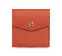 Hexagona - Portefeuille 2 Volets Stop RFID - Compatible Cartes de crédit - pour Femme - Collection Luna - Orange