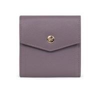 Hexagona - Portefeuille 2 Volets Stop RFID - Compatible Cartes de crédit - pour Femme - Collection Luna - Parme
