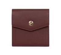 Hexagona - Portefeuille 2 Volets Stop RFID - Compatible Cartes de crédit - pour Femme - Collection Luna - Prune