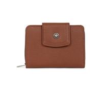 Hexagona - Portefeuille 2 Volets Stop RFID - Matière éco-Responsable - Compatible Cartes de crédit, CNI et permis de Conduire - pour Femme - Collection Maya - Fauve