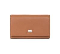 Hexagona - Portefeuille long 1 volet Stop RFID en cuir - Compatible cartes de crédit, CNI et permis de conduire - Pour Femme - Collection Mirabelle - Tan