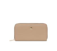 Hexagona - Portefeuille Long Stop RFID - Compatible Cartes de crédit, CNI, permis de Conduire, Passeport et Carte Grise - pour Femme - Collection Luna - Désert