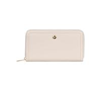 Hexagona - Portefeuille Long Stop RFID - Compatible Cartes de crédit, CNI, permis de Conduire, Passeport et Carte Grise - pour Femme - Collection Luna - Ivoire