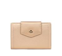 Portefeuille Stop RFID Cuir LUNA Doré Noor Doré