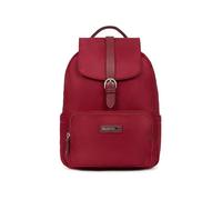 Hexagona - Sac à dos - Compatible tablette et téléphone portable - Pour Femme - Collection Axelle - Carmin