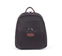 Hexagona - Sac à Dos - Compatible Tablette et téléphone Portable - pour Femme - Collection Diversité - Marron foncé