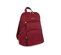 Hexagona - Sac à dos - Compatible tablette, format A4 et téléphone portable - Pour Femme - Collection Sporty - Cerise