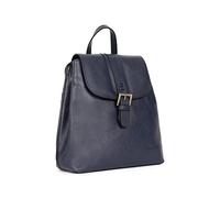 Hexagona - Sac à Dos - Compatible téléphone Portable - pour Femme - Collection République - Marine - en Cuir