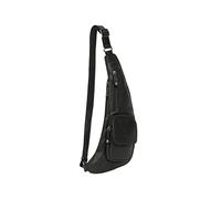 Hexagona - Sac cabas porté épaule - Matière éco-responsable - Compatible format A4 - Pour Femme - Collection Maya - Noir