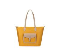 Hexagona - Sac cabas porté épaule - Matière waterproof - Compatible format A4 - Pour Femme - Collection Kiana - Jaune