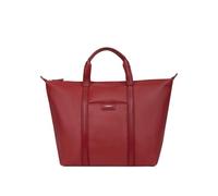 Hexagona - Sac cabas porté main - Compatible format A4 et téléphone portable - Pour Femme - Collection Joyce - Rouge foncé