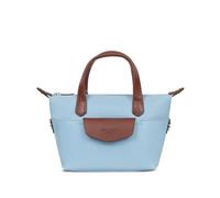 Hexagona - Sac cabas porté main - Compatible téléphone portable - Pour Femme - Collection Pop - Bleu ciel