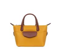 Hexagona - Sac cabas porté main - Compatible téléphone portable - Pour Femme - Collection Pop - Jaune