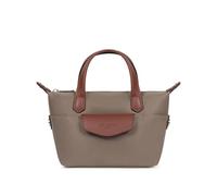 Hexagona - Sac cabas porté main - Compatible téléphone portable - Pour Femme - Collection Pop - Taupe