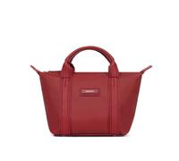 Hexagona - Sac Cabas porté Main - Compatible téléphone Portable - pour Femme - Collection Tara - Rouge foncé