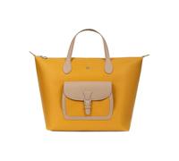 Hexagona - Sac cabas porté main - Matière waterproof - Compatible format A4 - Pour Femme - Collection Kiana - Jaune