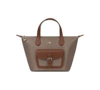 Hexagona - Sac cabas porté main - Matière waterproof - Pour Femme - Collection Kiana - Taupe/Marron