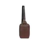 Hexagona - Sac monobretelle - Compatible téléphone portable - Pour Homme - Collection Confort - Chocolat