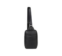 Hexagona - Sac monobretelle - Compatible téléphone portable - Pour Homme - Collection Confort - Noir