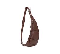 Hexagona - Sac monobretelle - pour Homme - Collection Confort - Chocolat - en Cuir