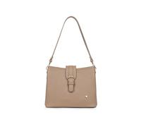 Hexagona - Sac porté épaule 1 anse - Compatible téléphone portable - Pour Femme - Collection Luna - Biscuit