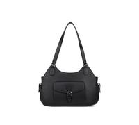 Hexagona - Sac porté épaule 2 anses - Compatible téléphone portable - Pour Femme - Collection Mirabelle - Noir