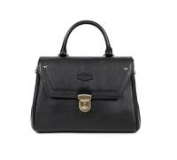 Hexagona - Sac porté main 1 poignée - Compatible téléphone portable - Pour Femme - Collection Jeanne - Noir