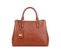 Hexagona - Sac porté main 2 poignées - Compatible téléphone portable - Pour Femme - Collection Kate - Caramel