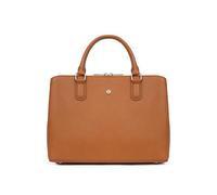 Hexagona - Sac porté main 2 poignées - Matière éco-responsable - Pour Femme - Collection Maya - Caramel