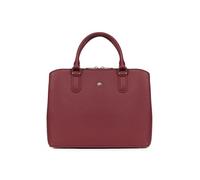 Hexagona - Sac porté main 2 poignées - Matière éco-responsable - Pour Femme - Collection Maya - Carmin