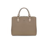 Hexagona - Sac porté main 2 poignées - Matière éco-responsable - Pour Femme - Collection Maya - Écorce/Bronze