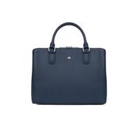 Hexagona - Sac porté main 2 poignées - Matière éco-responsable - Pour Femme - Collection Maya - Marine
