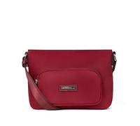 Hexagona - Sac porté travers - Compatible téléphone portable - Pour Femme - Collection Axelle - Carmin Matière déperlante